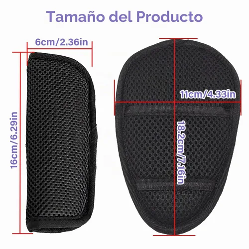 Vista 2 de Correas de asiento universales de 5 puntos, cinturón de arnés ajustable para silla alta, cinturón de arnés con 4 almohadillas para los hombros