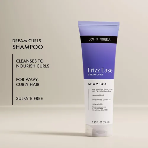 Vista 4 de John Frieda Frizz Ease Dream Curls Champú, champú para cabello rizado y cabello ondulado, 8.45 onzas líquidas, paquete de 2