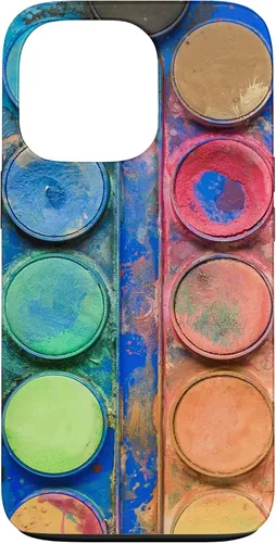 Vista 10 de Caja de paleta de pintura de acuarela - Funda de regalo divertida para artista/pintor/arte para iPhone 17