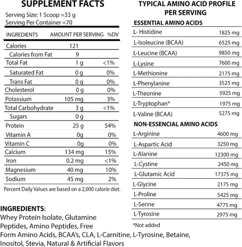 Vista 2 de Isolean Whey Protein Aislar 5 Libra, Pastel de Chocolate y Frambuesa