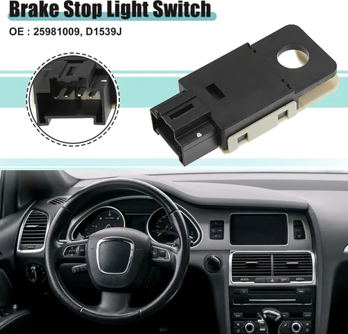 Vista 2 de ACROPIX Sensor de interruptor de luz de freno para Cadillac Escalade - Paquete de 1 negro