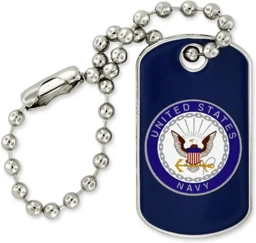 Vista 19 de PinMart Pin de solapa con licencia oficial de la Marina de los Estados Unidos – Pin de emblema militar de la Marina de los Estados Unidos – Broche