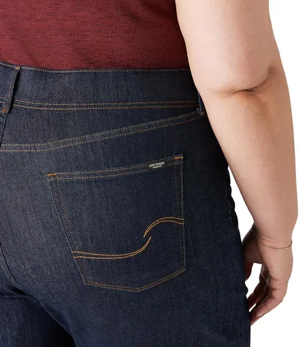 Vista 5 de Levi Strauss Signature Gold Jeans de pierna ancha totalmente moldeadores Retro Dark