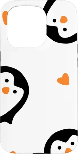 Vista 14 de Cute Penguins Hearts Phone Case for iPhone 17