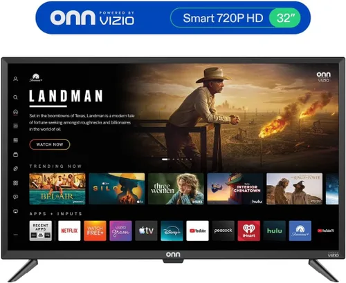 Vista 2 de ONN Smart TV de 32" alimentado por VIZIO Technology Class 720p HD, funciona con Apple Home, Amazon Alexa y Google Home, DTS:X y DTS: Virtual X