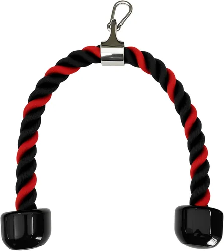 Vista 13 de Accesorios de cable de cuerda de tríceps pesados, accesorios de máquina de cable para gimnasio en casa, cuerda de tríceps de nailon para accesorios
