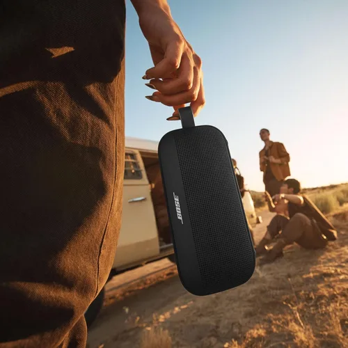 Vista 3 de Bose SoundLink Flex Altavoz Bluetooth portátil (2.ª generación), altavoz para exteriores con audio de alta fidelidad, hasta 12 horas de batería