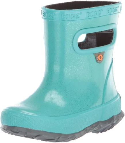 Vista 23 de BOGS Botas de lluvia de goma impermeables para niños y niñas Negro