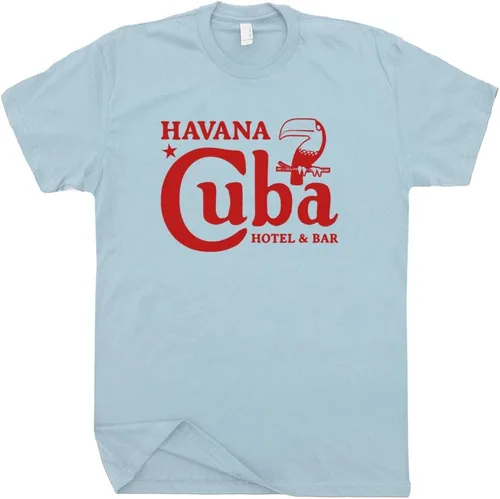 Vista 2 de Camiseta cubana retro de hotel para hombres y mujeres y niños, camiseta vintage de motel Havana Bar Pub Souviner Destination Shirts