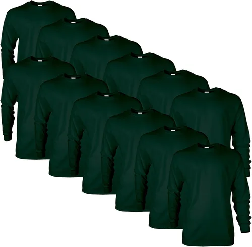 Vista 103 de Gildan - Camiseta de manga larga de algodón ultra estilo G2400 para adultos, paquete múltiple