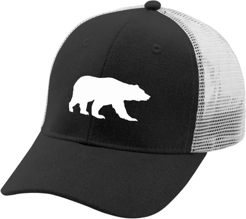 Vista 2 de devor Baseball Cap Bear Baseball Cap for Men Graphic Hats Adjustable
