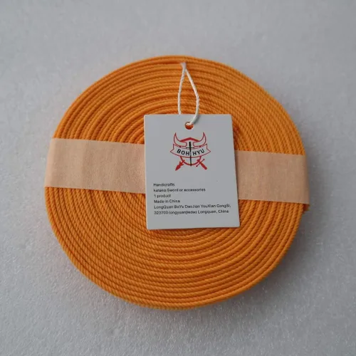 Vista 6 de Silk ito sageo1-22wrap Cordón para espada samurái japonesa Katana wakizashi