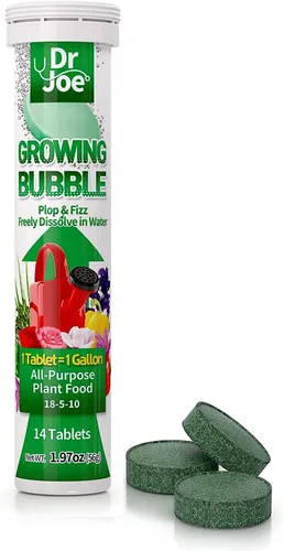 Vista 7 de Dr. Joe Blooming Flower Bubble Plant Food – Fertilizante soluble en agua (14 tabletas de burbuja, hace 14 galones, 10-20-15)