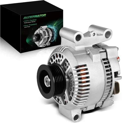 Vista 50 de Alternador de 4.0L para: Ford Explorer 2002 2003 2004, Explorer Sport Trac 2001-2004 para: Mercury Mountaineer 2001-2004, polea de 6 ranuras de 12V