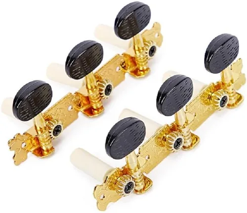 Vista 8 de 1 par izquierda derecha 3L3R Guitarra profesional guitarra clásica cuerdas afinación clavijas cabezas de máquina afinadores llaves piezas piezas