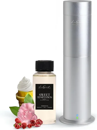Vista 8 de Kit Inicial de Difusor de Aroma para Hasta 1000 Pies Cuadrados de Cobertura - 120ML de Aceite Esencial Sin Agua Incluido - Difusor de Aroma de Lujo