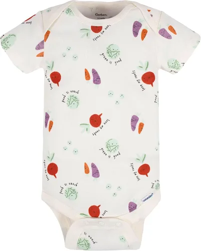 Vista 5 de Gerber Body unisex de manga corta para bebé, paquete de 8