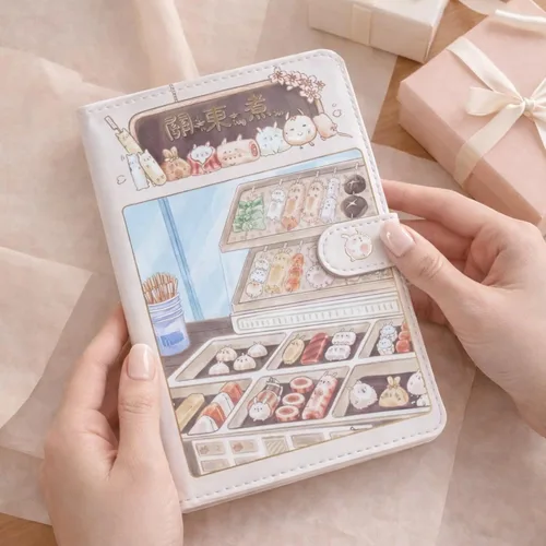 Vista 2 de Cuaderno de Diario Kawaii de KetA – Cuaderno de Papelería Japonesa Estética Linda, 256 Páginas – Perfecto para Niñas, Adolescentes y Mujeres