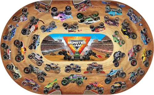 Vista 2 de Rompecabezas de piso gigante - MonsterJam