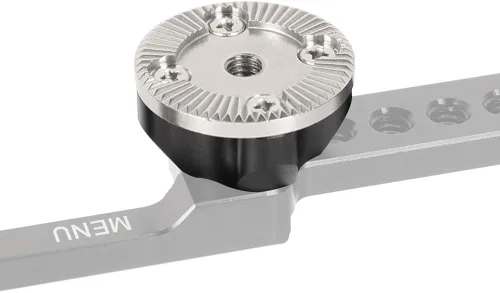 Vista 5 de CAMVATE Soporte de roseta M6 con tornillo de montaje de 3/8"-16 compatible con pasadores de localización ARRI - 2657