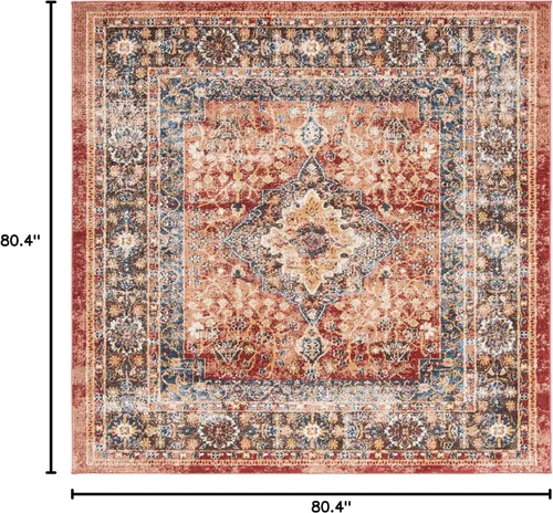 Vista 49 de SAFAVIEH Bijar Collection - Alfombra decorativa de 2 pies 3 pulgadas x 4 pies, marfil y óxido, diseño oriental envejecido, no desprende pelusa
