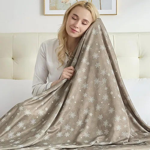 Vista 29 de OIGAE Manta refrescante para personas que duermen con calor – Manta fría de verano suave y ligera para sudores nocturnos, perfecta para cama, sofá