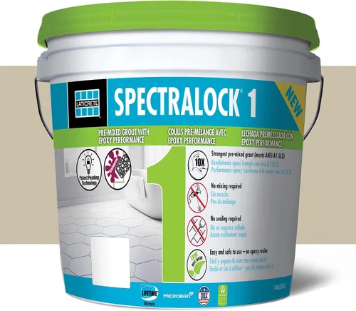 Vista 7 de LATICRETE SPECTRALOCK® 1 Lechada premezclada #17 Mármol Beige