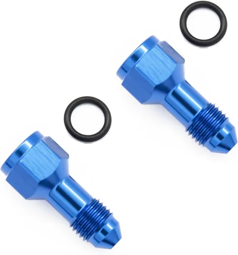 Vista 21 de Aluminio 3AN hembra a 3AN macho extensor de montaje, conector adaptador de extensiones AN3 con anillo tórico, negro