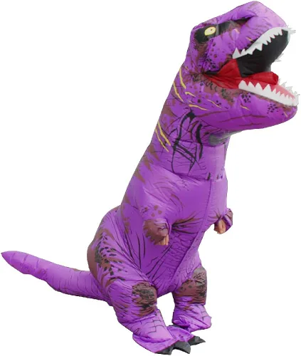 Vista 5 de KOOYNN Disfraz inflable de dinosaurio T-REX para Halloween para adultos