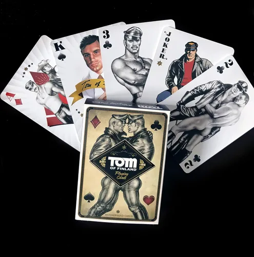 Vista 4 de Tom de Finlandia naipes (cartas de póquer gay)
