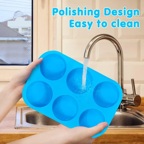 Vista 7 de Molde de silicona para galletas Oreo, Walfos moldes cilíndricos redondos para Oreos cubiertos de chocolate, sin BPA y antiadherente, perfecto