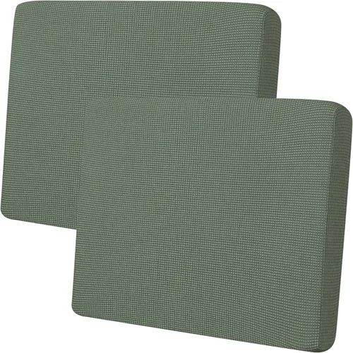 Vista 10 de Easy-Going - Funda de cojín elástica individual para sofá biplaza, sillón, funda de cojín protectora, suave, flexible con parte inferior elástica