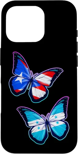 Vista 20 de Honduras Puerto Rico bicultural Roots. Butterfly Version Case for iPhone 17