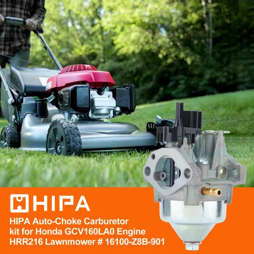 Vista 2 de Hipa 16100-Z8B-901 BB76A A Carburador con Arranque Automático 17211-ZL8-023 Filtro de Aire para Honda GCV160 GCV160LAO S3B NH1 GCV160LA0 S3LB