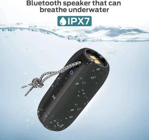 Vista 4 de Monster S320 Altavoz Bluetooth, 40W True Wireless, Efecto de Sonido Estéreo 360°, IPX7 Impermeable, 32 Horas de Tiempo de Reproducción, Adecuado