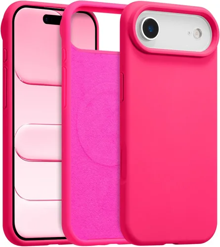 Vista 672 de Funda magnética de silicona para iPhone 13 Pro, color blanco antiguo [Compatible con Magsafe] [Forro de microfibra suave antiarañazos], funda