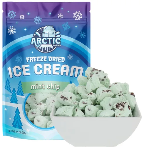 Vista 56 de Arctic Farms Trozos de Helado Liofilizado Empaquetados y en Caja - No se Derrite (1 libra, S'mores)