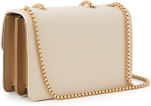 Vista 5 de Bolsos cruzados de cuero con bloques de color para mujer, bolsos cruzados de cuero, bolsos de diseñador lindos, bolso de hombro, tamaño mediano