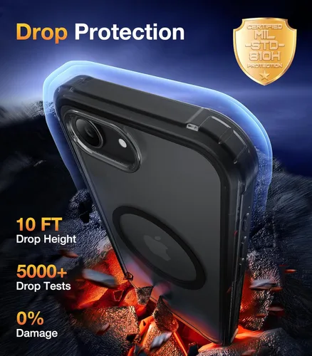 Vista 497 de DIACLARA - Funda transparente compatible con iPhone XR 6.1 pulgadas 2018