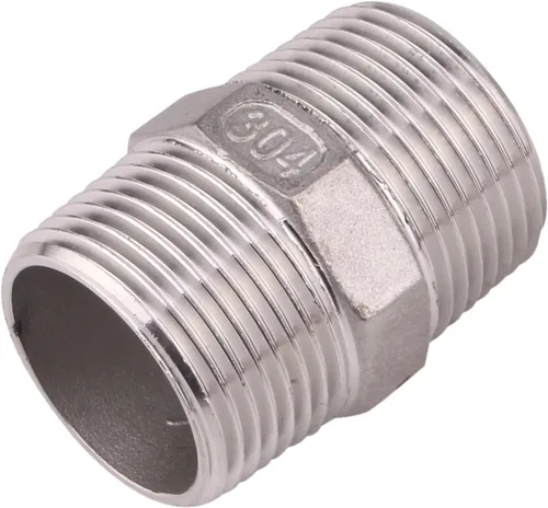 Vista 5 de Boquilla hexagonal macho NPT de 1 pulgada - DERPIPE acero inoxidable 304 roscado para kit de preparación, aplicación de tuberías caseras
