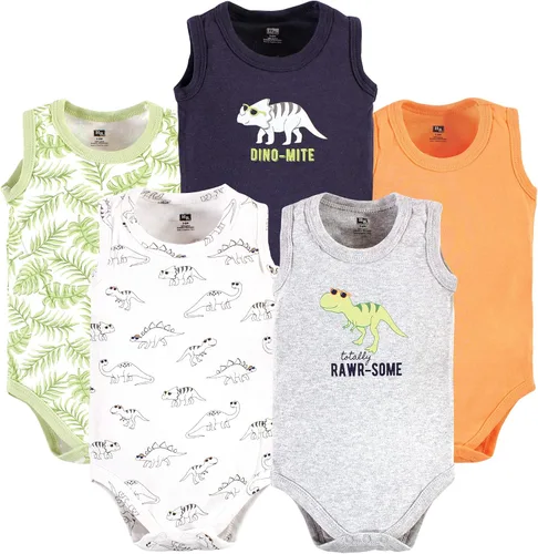 Vista 11 de Hudson Baby Mamelucos sin mangas unisex de algodón para bebé Béisbol