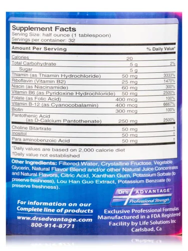 Vista 4 de Dr's Advantage Complejo Liquid Ultra B, 16 onzas
