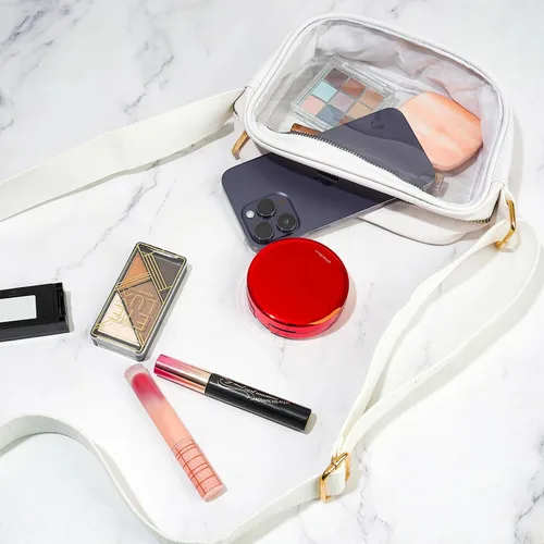 Vista 5 de Clear Bag for Stadium Events, Clear Purse and Crossbody Bag with Adjustable Shoulder Strap, Stadium and Concert