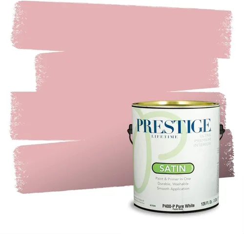 Vista 570 de Prestige Paints Pintura exterior e imprimación en uno, 1 galón, plano, coincidencia comparable de Valspar* Amber Rose*