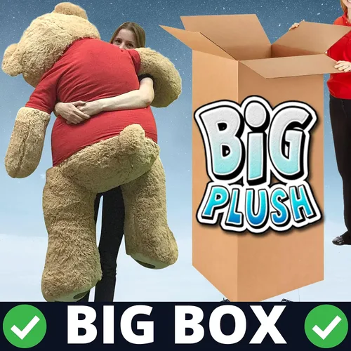 Vista 4 de Big Plush Oso de peluche gigante con camiseta I Love You, enorme oso de peluche de 5 pies, animal de peluche, regalo amoroso, OSO de peluche, bonito