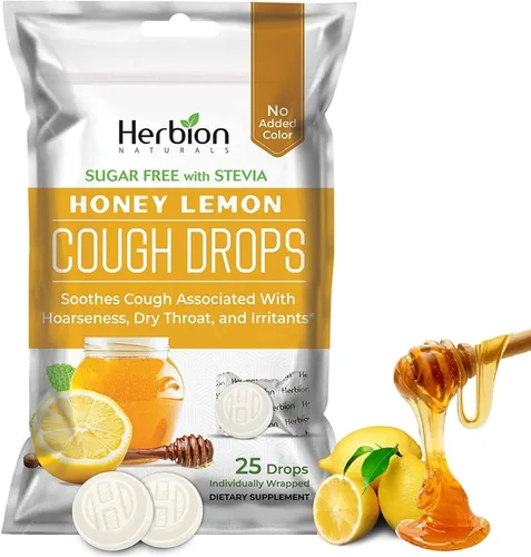 Vista 2 de HERBION Naturals - Gotas para la tos, sin azúcar con stevia, suplemento dietético, alivia la tos, para adultos y niños mayores de 6 años, 125 gotas