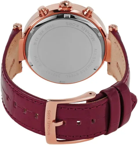 Vista 6 de Michael Kors - Reloj Parker de acero inoxidable con detalles de diamantes