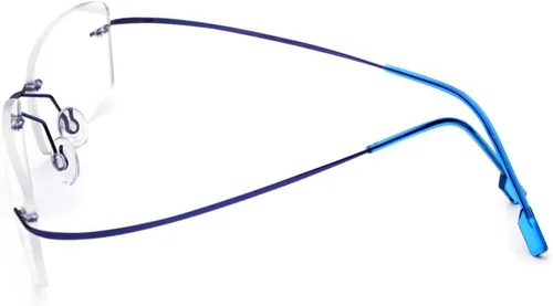 Vista 3 de Jcerki Gafas de miopía sin marco para hombres y mujeres, gafas de miopía -0.50 Fuerza Moda Distancia