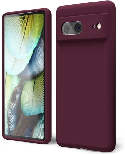 Vista 54 de oakxco para Google Pixel 6A Funda de teléfono de silicona líquida, diseño estético lindo y delgado para mujer y niña, cubierta de gel suave, lisa
