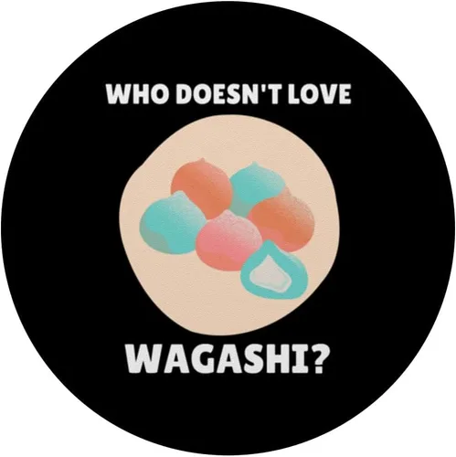 Vista 3 de Wagashi Food Who Doesn't Love Wagashi? Wagashi Lover PopSockets Swappable PopGrip
